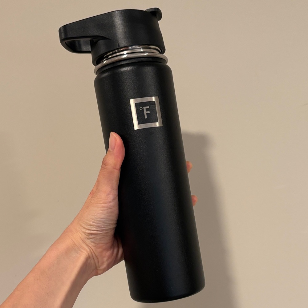 Black Insulated Water Bottle